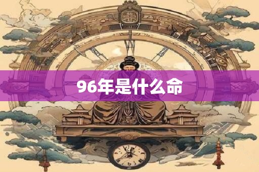 96年是什么命