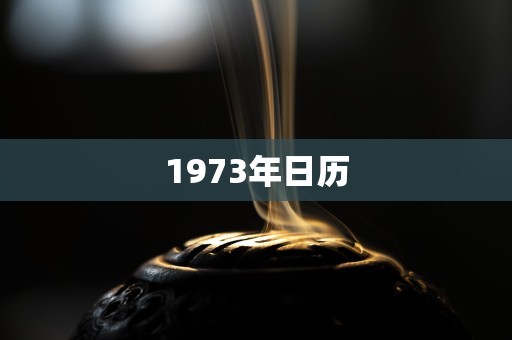 1973年日历