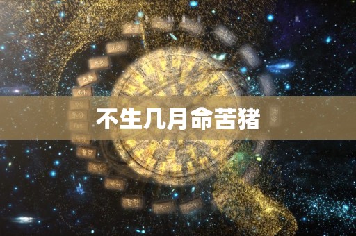 不生几月命苦猪