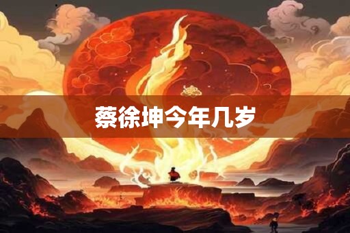 蔡徐坤今年几岁