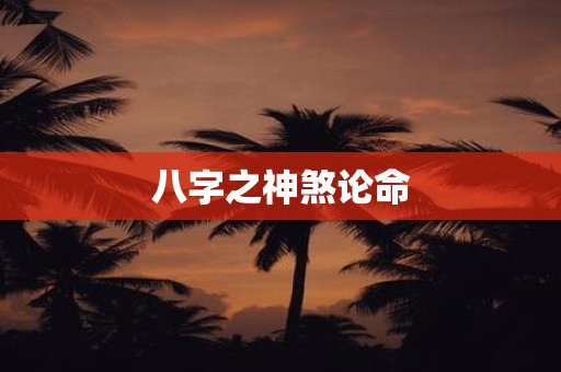 八字之神煞论命