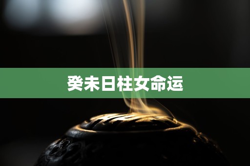 癸未日柱女命运