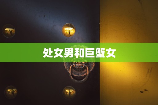 处女男和巨蟹女