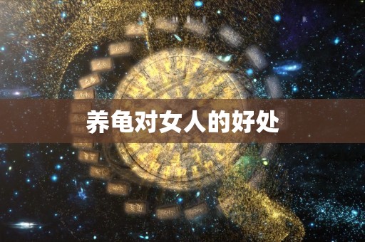 养龟对女人的好处