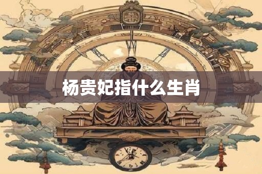 杨贵妃指什么生肖