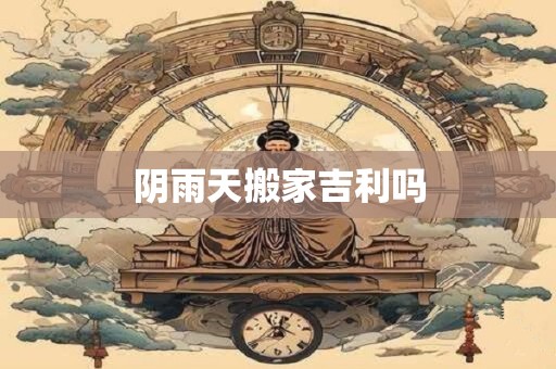 详细阅读:阴雨天搬家吉利吗 阴雨天搬家吉利吗