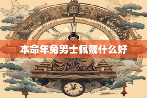 本命年兔男士佩戴什么好