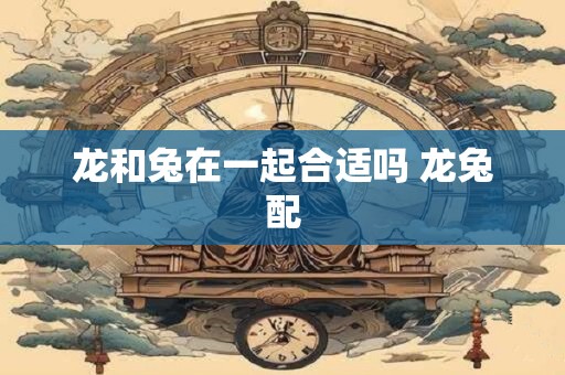 龙和兔在一起合适吗 龙兔配