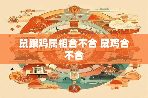 鼠跟鸡属相合不合 鼠鸡合不合
