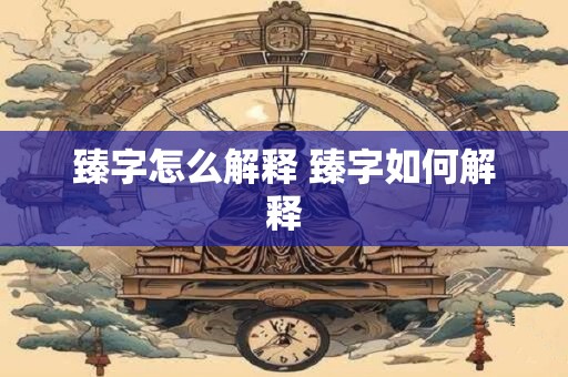 臻字怎么解释 臻字如何解释