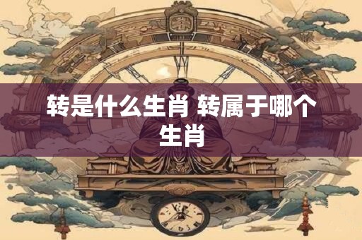 详细阅读:转是什么生肖 转属于哪个生肖 转是什么生肖 转属于哪个生肖