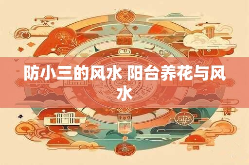 防小三的风水 阳台养花与风水