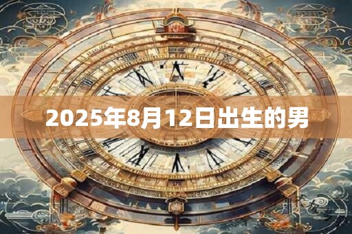 2025年8月12日出生的男