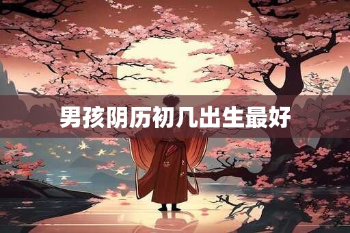 男孩阴历初几出生最好