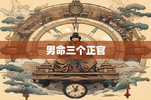 男命三个正官
