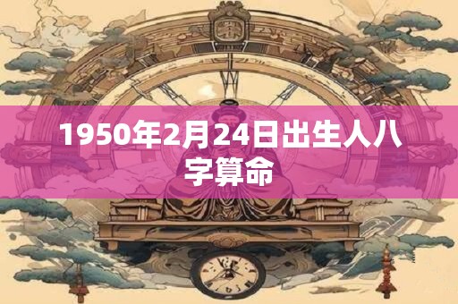 1950年2月24日出生人八字算命