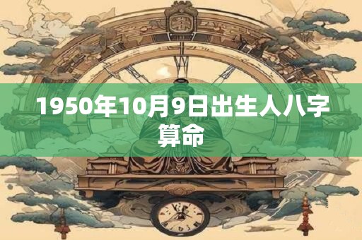 1950年10月9日出生人八字算命