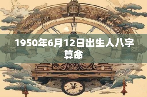 1950年6月12日出生人八字算命