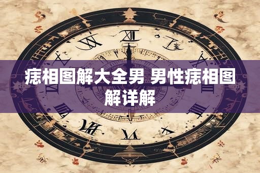 痣相图解大全男 男性痣相图解详解