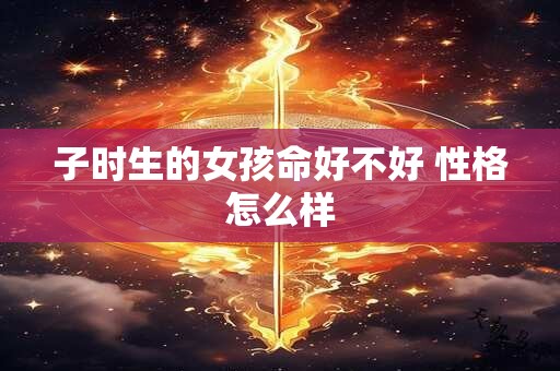 子时生的女孩命好不好 性格怎么样