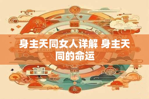 身主天同女人详解 身主天同的命运